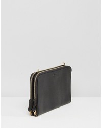 Whistles Leather Union Double Clutch