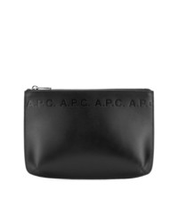 A.P.C. Logo Embossed Clutch Bag