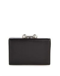 Balenciaga Maillon Leather Box Clutch