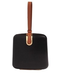 Marni Leather Clutch With Wrist Strap