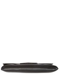 Givenchy Medium Antigona Leather Envelope Clutch Black