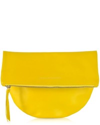 Maison Martin Margiela Mm6 Leather Rounded Clutch
