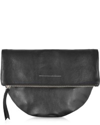 Maison Martin Margiela Mm6 Leather Rounded Clutch