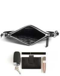 Opening Ceremony Nev Convertible Calfskin Leather Clutch Black