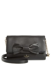 Kate Spade New York Olive Drive Corin Leather Convertible Clutch Black