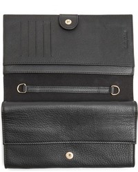 See by Chloe Nora Leather Clutch Black