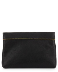 Lauren Merkin Paige Leather Clutch Bag Black