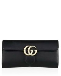 Gucci Pearly Gg Leather Clutch