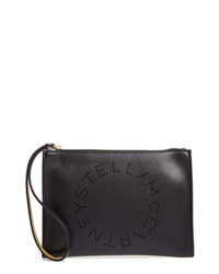 Stella McCartney Perforated Logo Alter Nappa Faux Leather Pouch