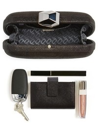 Diane von Furstenberg Powerstone Sparkle Caviar Leather Minaudiere
