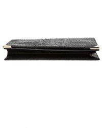 Alexander Wang Prisma Croc Embossed Leather Pouch