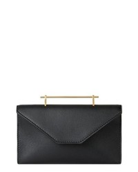 M2MALLETIE R Annabelle Calfskin Leather Clutch