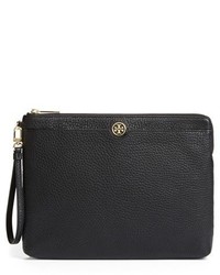 Tory Burch Robinson Leather Pouch