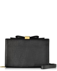 See by Chloe See By Chlo Nora Small Black Leather Clutch
