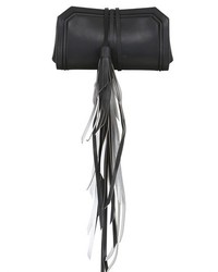 Selva Leather Clutch With Tassel