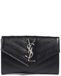 Saint Laurent Small Monogram Leather French Wallet