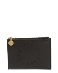 Stella McCartney Small Perforated Logo Faux Leather Pouch