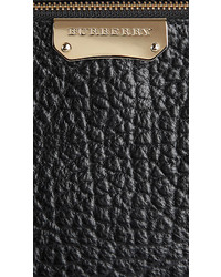 Burberry Small Signature Grain Leather Clutch Bag