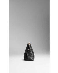 Burberry Small Signature Grain Leather Clutch Bag