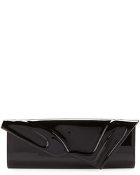 Christian Louboutin So Kate Patent East West Clutch Bag Black
