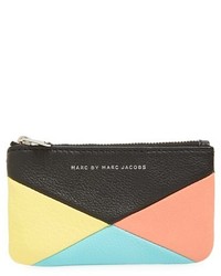 Marc by Marc Jacobs Sophisticato Geometric Leather Key Pouch