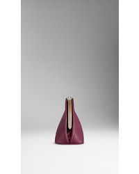Burberry The Bloomsbury Clutch In Grainy Leather