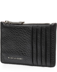 Marc Jacobs Two Tone Leather Card Zip Pouch