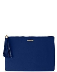 GiGi New York Uber Pebbled Leather Clutch