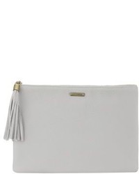 GiGi New York Uber Pebbled Leather Clutch