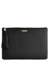 GiGi New York Uber Pebbled Leather Clutch