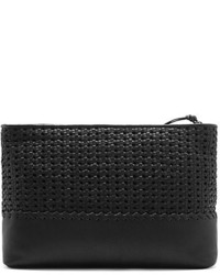 Vince Camuto Vc Signature Wright Woven Leather Clutch