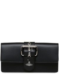 Vivienne Westwood Alex Leather Clutch With Buckle
