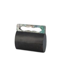 Nathalie Trad Yves Shell Clutch With Mother Of Pearl Handles