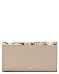 Vince Camuto Zana Leather Clutch Brown