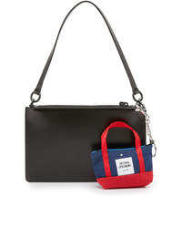 Opening Ceremony Zip Clutch With Tote Bag Charm