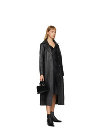 Stand Studio Black Melissa Leather Coat