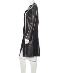 Calvin Klein Collection Leather Coat
