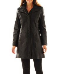 jcpenney Excelled Leather Pencil Coat