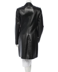 Helmut Lang Leather Coat