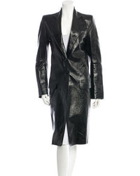 Ann Demeulemeester Leather Coat