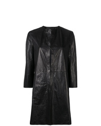 Drome Leather Overcoat