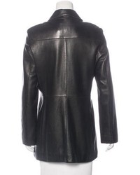 Andrew Marc Leather Short Coat