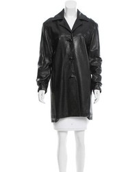 Anna Sui Leather Short Coat