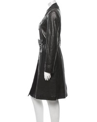 Gucci Leather Trench Coat