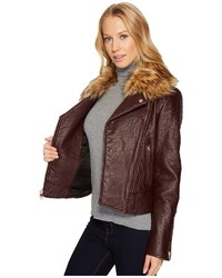 Andrew Marc Marc New York By Beverly 20 Faux Bubble Leather Jacket Coat