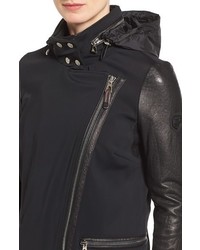 Rudsak Mixed Media Leather Sleeve Jacket
