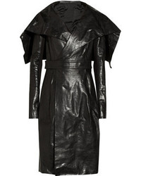 Rick Owens Textured Leather Coat