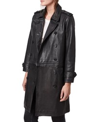 AllSaints Tr Convertible Leather Coat