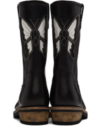 Our Legacy Black Flat Toe Boots