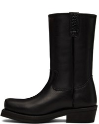 Our Legacy Black Flat Toe Boots